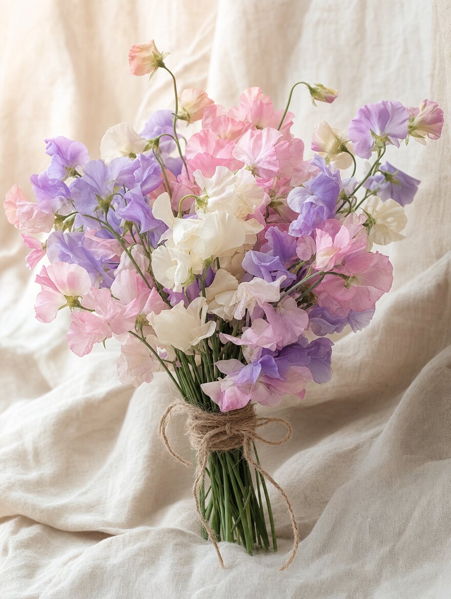Sweet Pea Haze — Sweet pea arrangement